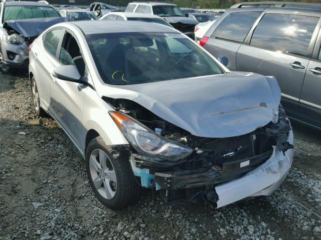 KMHDH4AE5DU519843 - 2013 HYUNDAI ELANTRA GL SILVER photo 1