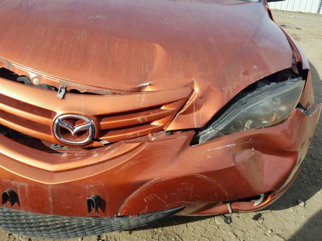 JM1BK343X51309176 - 2005 MAZDA 3 HATCHBAC ORANGE photo 9