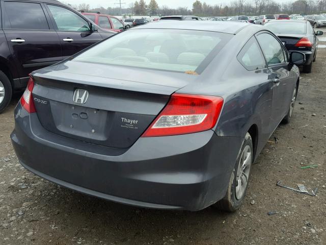 2HGFG3B52DH511339 - 2013 HONDA CIVIC LX CHARCOAL photo 4