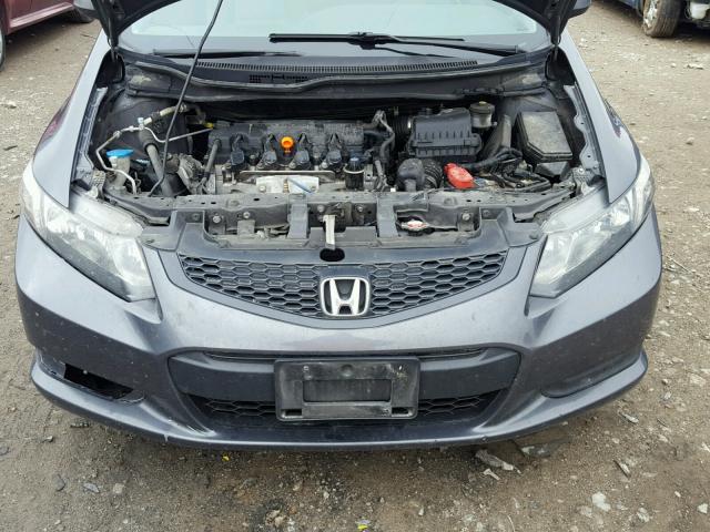 2HGFG3B52DH511339 - 2013 HONDA CIVIC LX CHARCOAL photo 7