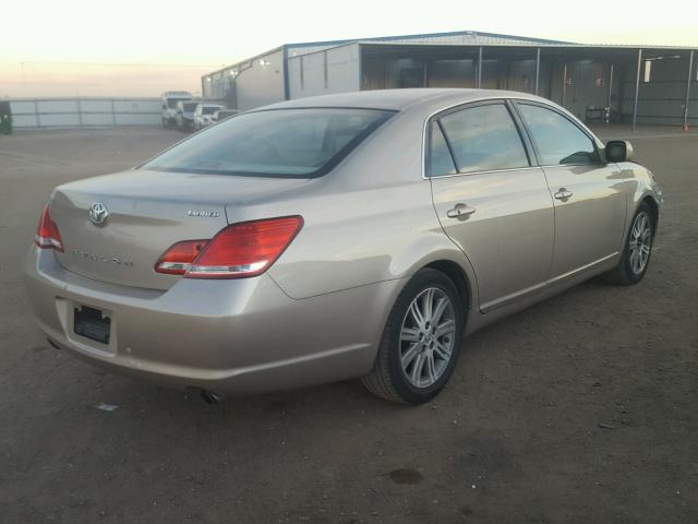 4T1BK36B07U216765 - 2007 TOYOTA AVALON XL TAN photo 4