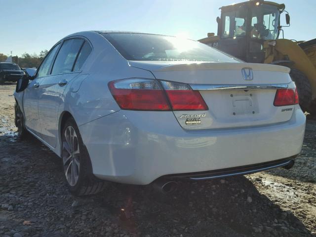 1HGCR2F56DA176828 - 2013 HONDA ACCORD SPO WHITE photo 3