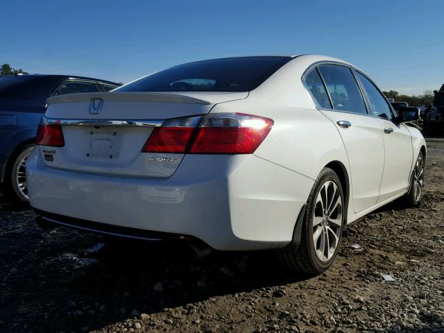 1HGCR2F56DA176828 - 2013 HONDA ACCORD SPO WHITE photo 4