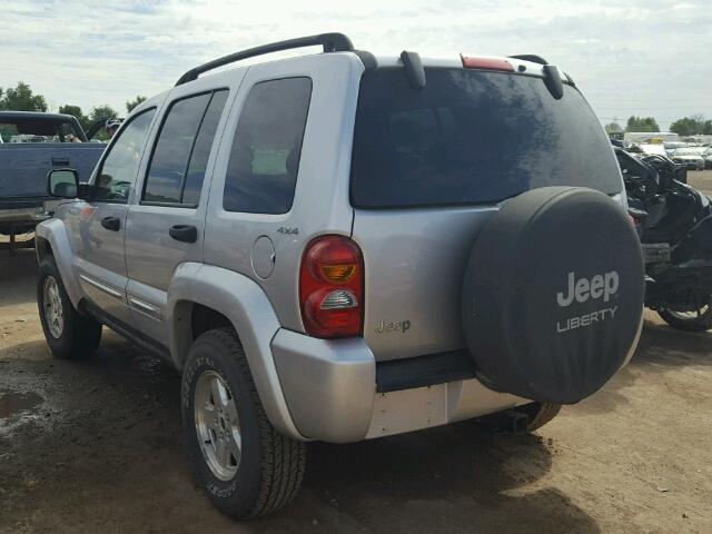 1J4GL58K92W237623 - 2002 JEEP LIBERTY LI SILVER photo 3