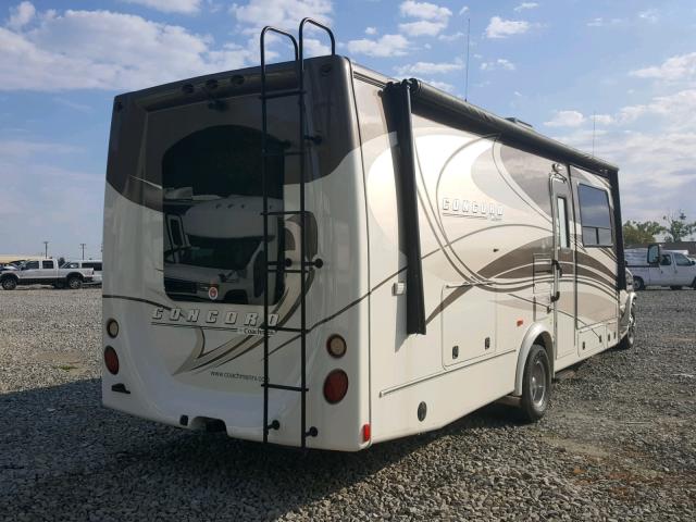 1FDXE4FSXEDA98742 - 2015 COND MOTORHOME BEIGE photo 4