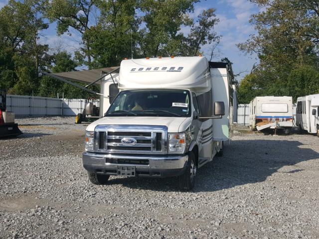 1FDXE4FSXEDA98742 - 2015 COND MOTORHOME BEIGE photo 9