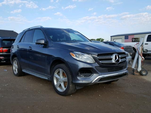 4JGDA5HB1GA726533 - 2016 MERCEDES-BENZ GLE 350 4M GRAY photo 1