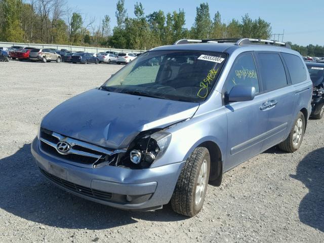 KNDMC233076033730 - 2007 HYUNDAI ENTOURAGE BLUE photo 2