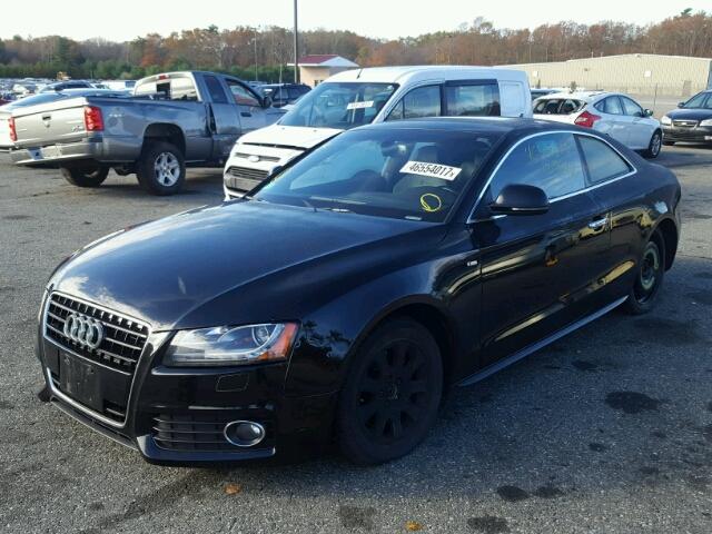 WAUDK78T59A020848 - 2009 AUDI A5 QUATTRO BLACK photo 2