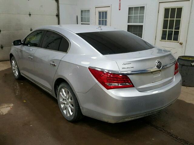 1G4GA5GR5EF232574 - 2014 BUICK LACROSSE SILVER photo 3