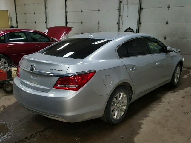 1G4GA5GR5EF232574 - 2014 BUICK LACROSSE SILVER photo 4