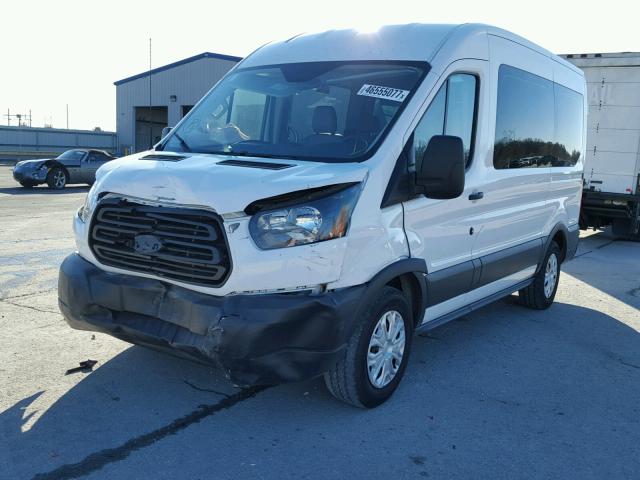 1FMZK1CM2FKB06612 - 2015 FORD TRANSIT WHITE photo 2