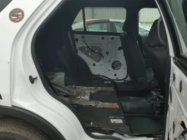 1FM5K8AR6GGB64703 - 2016 FORD EXPLORER WHITE photo 6