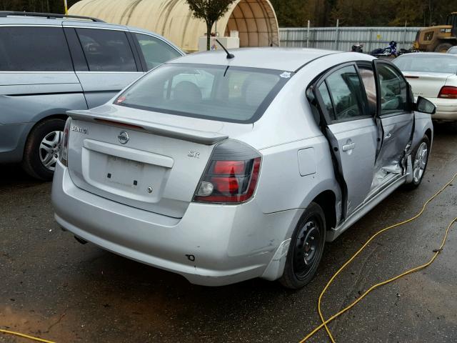 3N1AB6AP9CL759320 - 2012 NISSAN SENTRA 2.0 GRAY photo 4