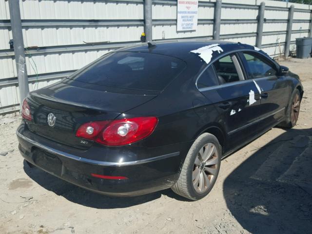 WVWMN7AN2AE550035 - 2010 VOLKSWAGEN CC SPORT BLACK photo 4