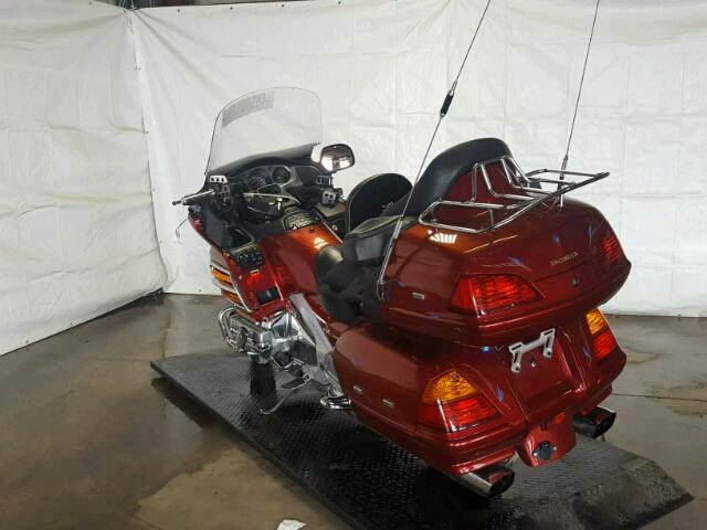 1HFSC47011A000670 - 2001 HONDA GL1800 MAROON photo 4