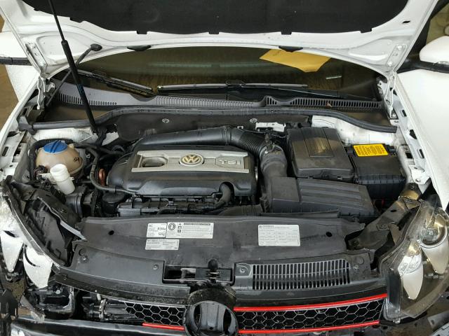 WVWHV7AJ1CW211276 - 2012 VOLKSWAGEN GTI WHITE photo 7