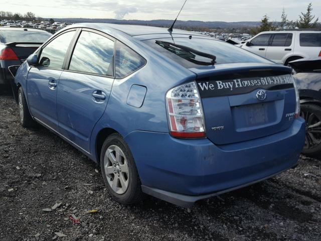 JTDKB20U977668527 - 2007 TOYOTA PRIUS BLUE photo 3