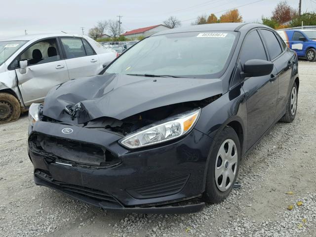 1FADP3E28FL254089 - 2015 FORD FOCUS S BLACK photo 2