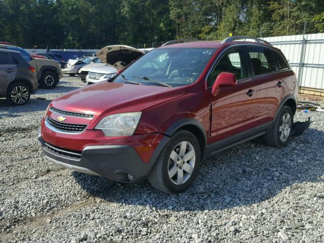 3GNAL2EK2CS520853 - 2012 CHEVROLET CAPTIVA SP RED photo 2