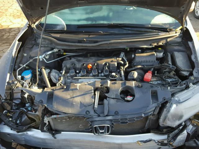 2HGFB2F56EH535941 - 2014 HONDA CIVIC GRAY photo 7