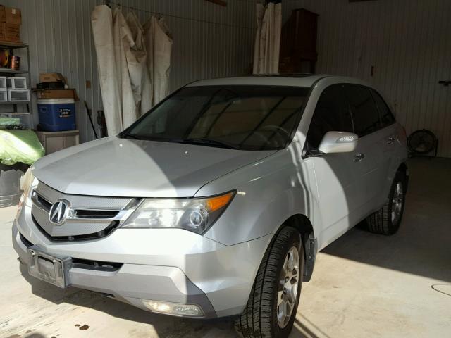 2HNYD28218H505099 - 2008 ACURA MDX SILVER photo 2