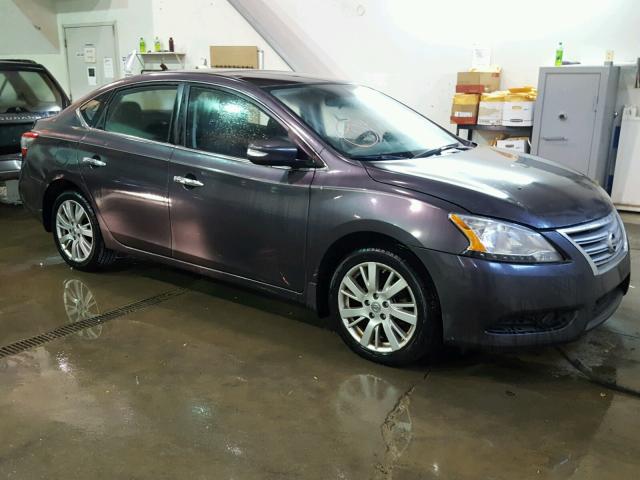 3N1AB7AP2DL622436 - 2013 NISSAN SENTRA S GRAY photo 1