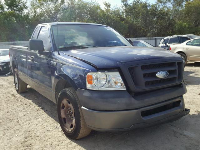 1FTRF12W97KC64510 - 2007 FORD F150 BLUE photo 1