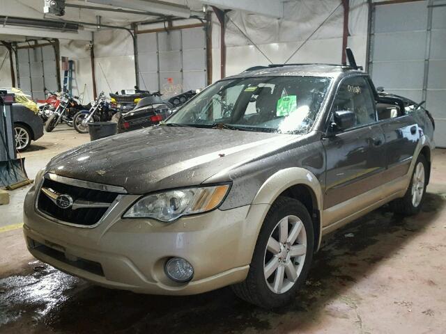 4S4BP61C387311372 - 2008 SUBARU OUTBACK 2. BROWN photo 2