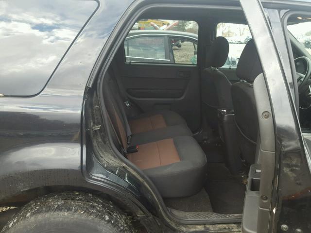 1FMCU03Z98KA11893 - 2008 FORD ESCAPE XLT BLACK photo 6