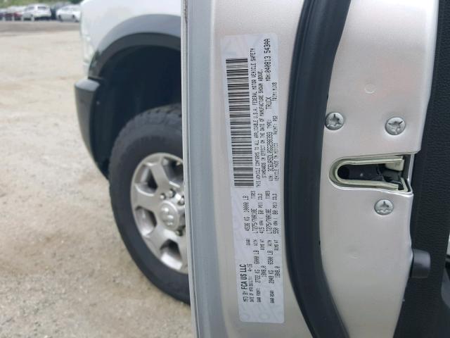 3C6UR5DL0GG298393 - 2016 RAM 2500 SLT WHITE photo 10