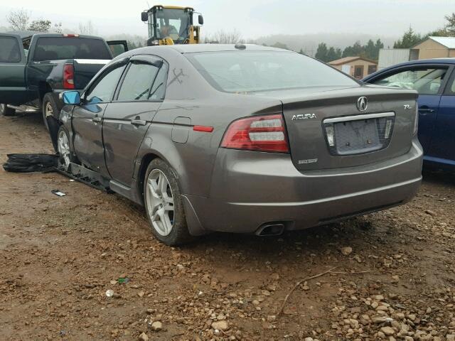 19UUA66298A032060 - 2008 ACURA TL GRAY photo 3