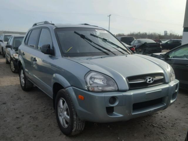 KM8JM12B28U756152 - 2008 HYUNDAI TUCSON GLS GREEN photo 1