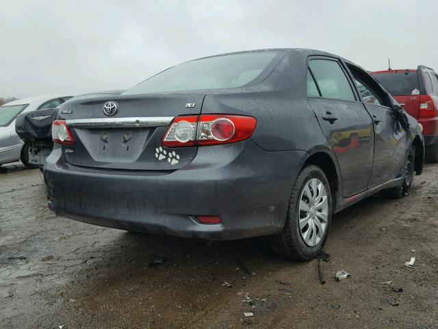 2T1BU4EE7CC812785 - 2012 TOYOTA COROLLA BA BLACK photo 4