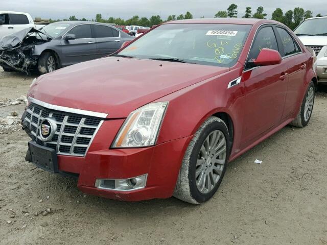 1G6DM5E33D0165412 - 2013 CADILLAC CTS PERFOR RED photo 2