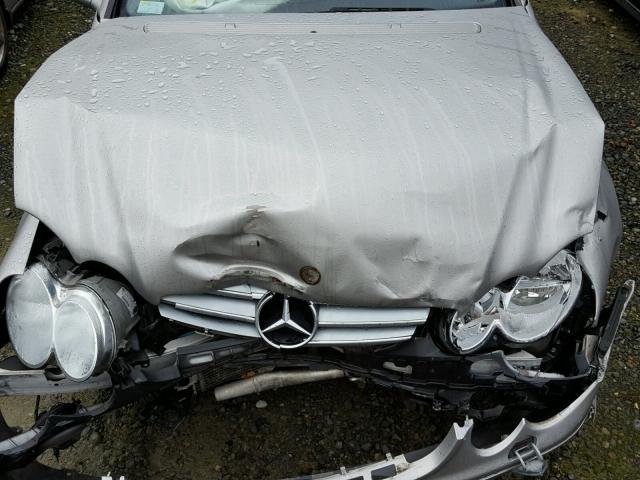 WDBTJ56H17F216269 - 2007 MERCEDES-BENZ CLK 350 SILVER photo 7