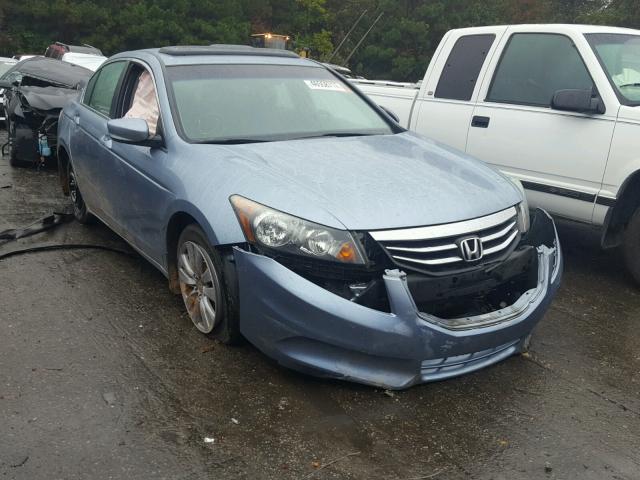 1HGCP2F82BA075394 - 2011 HONDA ACCORD EXL BLUE photo 1