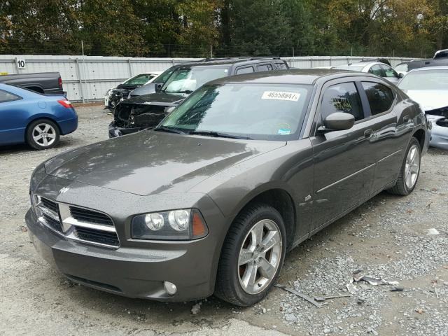 2B3CA3CV9AH113043 - 2010 DODGE CHARGER SX GRAY photo 2