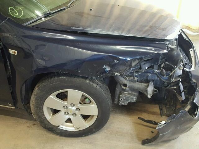 1G1ZF57568F153732 - 2008 CHEVROLET MALIBU HYB BLUE photo 9
