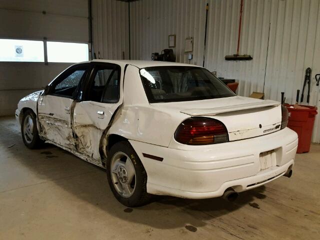 1G2NW52T2VC723061 - 1997 PONTIAC GRAND AM G WHITE photo 3