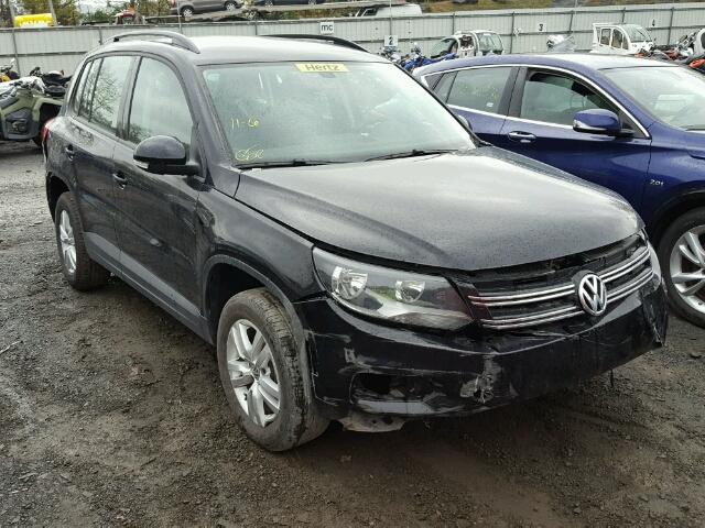 WVGAV7AX1HK028945 - 2017 VOLKSWAGEN TIGUAN BLACK photo 1