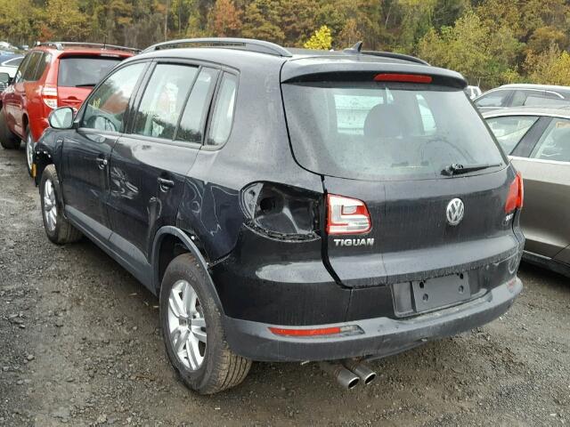 WVGAV7AX1HK028945 - 2017 VOLKSWAGEN TIGUAN BLACK photo 3