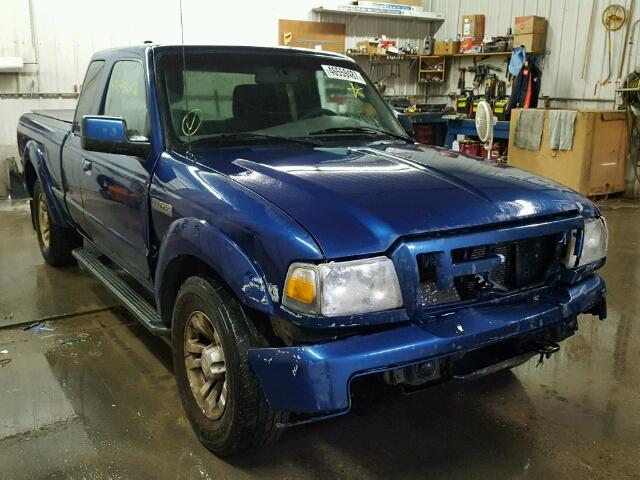 1FTLR4FE6BPA40462 - 2011 FORD RANGER SUP BLUE photo 1