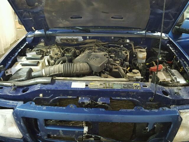 1FTLR4FE6BPA40462 - 2011 FORD RANGER SUP BLUE photo 7