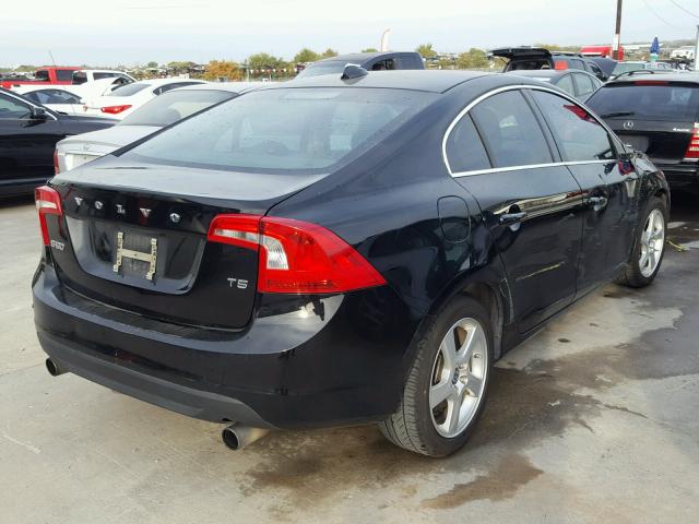 YV1622FS1C2080498 - 2012 VOLVO S60 T5 BLACK photo 4