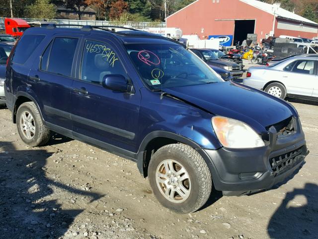 SHSRD78854U223813 - 2004 HONDA CR-V EX BLUE photo 1