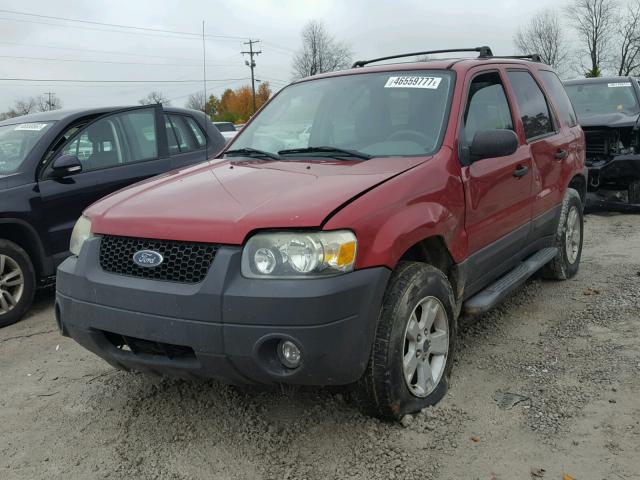 1FMYU93136KA33020 - 2006 FORD ESCAPE XLT RED photo 2