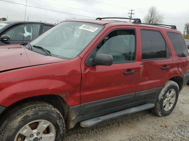 1FMYU93136KA33020 - 2006 FORD ESCAPE XLT RED photo 9