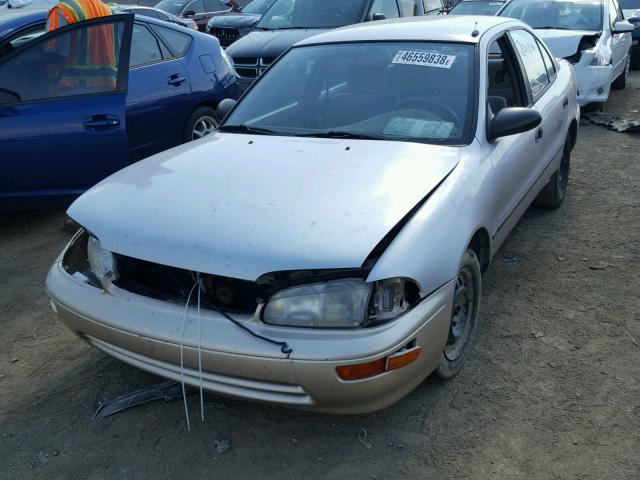 1Y1SK5262TZ028458 - 1996 GEO PRIZM BASE GOLD photo 2
