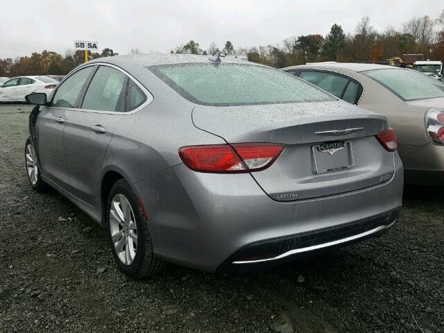 1C3CCCAB1GN128416 - 2016 CHRYSLER 200 LIMITE SILVER photo 3